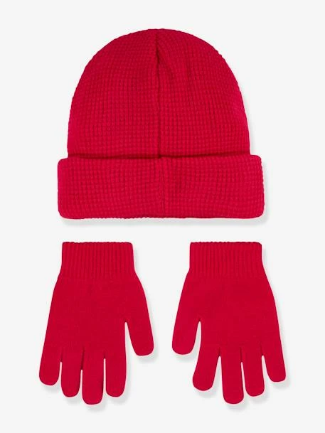 Beanie Set Gants + Bonnet CONVERSE Framboise - Converse 3 Beanie Set Gants + Bonnet CONVERSE Framboise - Converse – Image 3