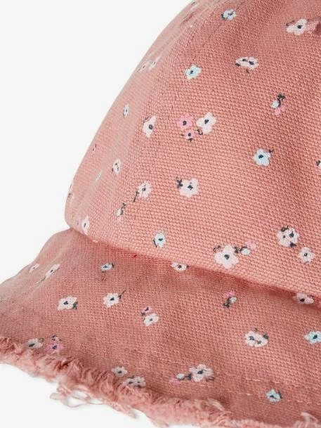 Bob Imprimé Petite Fleurs Fille Bois De Rose Imprimé - Vertbaudet 2 Bob Imprimé Petite Fleurs Fille Bois De Rose Imprimé - Vertbaudet – Image 2