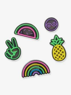 Breloques Jibbitz™ Lights Up Fun 5 Pack CROCS™ Multicolore - Crocs -cyrillus boutique breloques jibbitz lights up fun 5 pack crocs 2