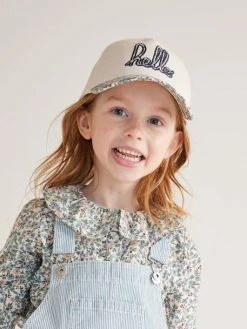 Alternative view of Casquette Fille Imprimée "hello" écru - Vertbaudet