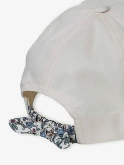 Casquette Fille Imprimée "hello" écru - Vertbaudet -cyrillus boutique casquette fille imprimee hello 5