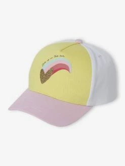 Casquette Fille "pastel" Jaune Pâle - Vertbaudet