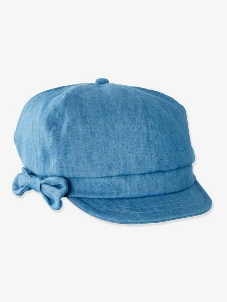 Casquette Gavroche En Denim Fille Denim - Vertbaudet 2 Casquette Gavroche En Denim Fille Denim - Vertbaudet – Image 2