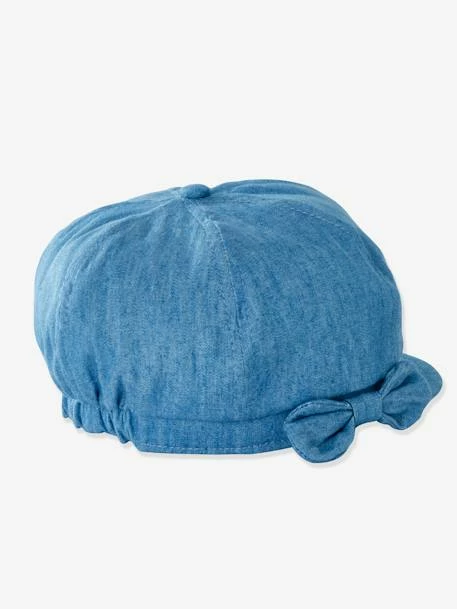 Casquette Gavroche En Denim Fille Denim - Vertbaudet 3 Casquette Gavroche En Denim Fille Denim - Vertbaudet – Image 3