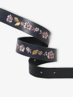 Alternative view of Ceinture Brodée Fille Marine - Vertbaudet