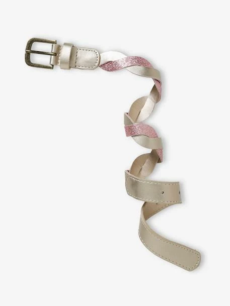 Ceinture Tressée Fille Beige Doré - Vertbaudet 1 Ceinture Tressée Fille Beige Doré - Vertbaudet