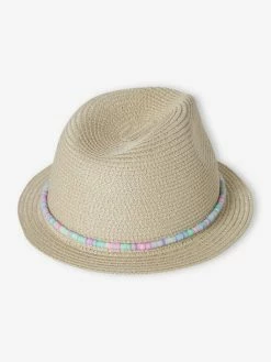 Chapeau Aspect Paille Avec Perles Fille Sable - Vertbaudet 7 Chapeau Aspect Paille Avec Perles Fille Sable - Vertbaudet -cyrillus boutique chapeau aspect paille avec perles fille 3