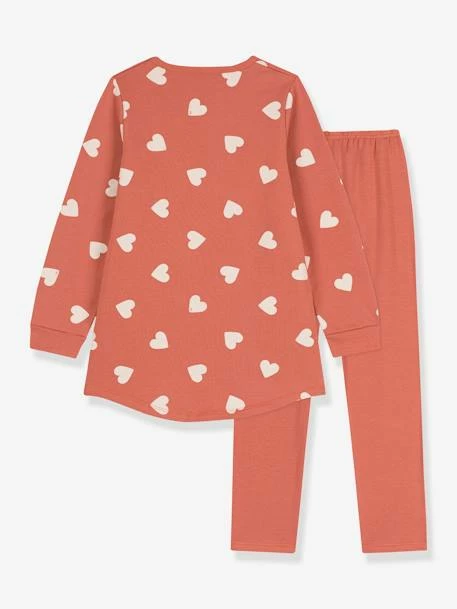Chemise De Nuit Coeurs Et Legging Uni PETIT BATEAU Rose - Petit Bateau 2 Chemise De Nuit Coeurs Et Legging Uni PETIT BATEAU Rose - Petit Bateau – Image 2