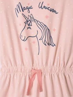 Chemise De Nuit Fille Licorne Rose Pâle - Vertbaudet -cyrillus boutique chemise de nuit fille licorne 3