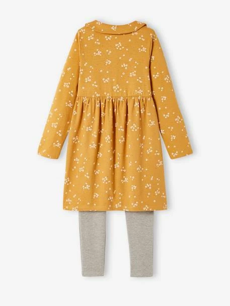 Chemise De Nuit Fleurie + Legging Curcuma - Vertbaudet 5 Chemise De Nuit Fleurie + Legging Curcuma - Vertbaudet – Image 5