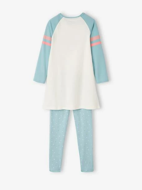 Chemise De Nuit "happiness" + Legging Imprimé Coeurs Coquille D'oeuf - Vertbaudet – Image 2