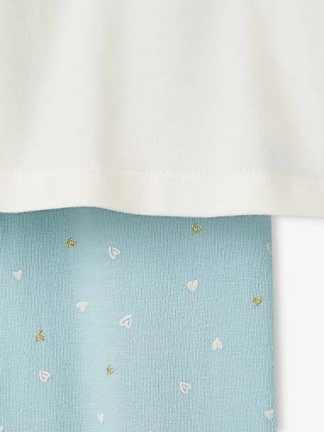 Chemise De Nuit "happiness" + Legging Imprimé Coeurs Coquille D'oeuf - Vertbaudet – Image 4