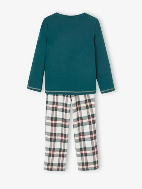 Coffret Noël Pyjama + Chaussettes Fille Vert Sapin - Vertbaudet 2 Coffret Noël Pyjama + Chaussettes Fille Vert Sapin - Vertbaudet – Image 2