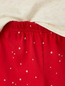 Coffret Noël Pyjama + Chaussettes Fille Beige Irisé - Vertbaudet -cyrillus boutique coffret noel pyjama chaussettes fille 4