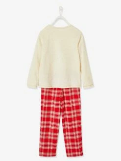 Alternative view of Coffret Noël Pyjama + Chaussettes Fille Cosy Christmas Ivoire Chiné - Vertbaudet