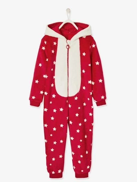 Combinaison Surpyjama Fille Rouge - Vertbaudet 2 Combinaison Surpyjama Fille Rouge - Vertbaudet – Image 2