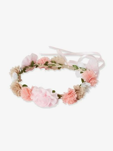 Couronne De Fleurs Roses Fille Eau De Rose - Vertbaudet 4 Couronne De Fleurs Roses Fille Eau De Rose - Vertbaudet – Image 4