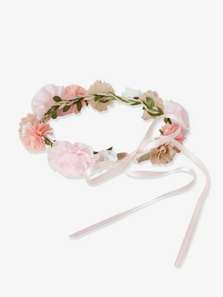 Couronne De Fleurs Roses Fille Eau De Rose - Vertbaudet 5 Couronne De Fleurs Roses Fille Eau De Rose - Vertbaudet – Image 5