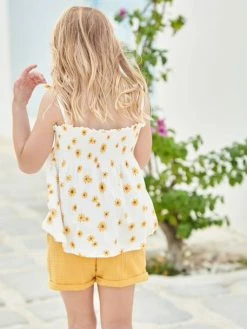 Débardeur à Smocks Imprimé Fille Rose Nude - Vertbaudet 11 Débardeur à Smocks Imprimé Fille Rose Nude - Vertbaudet -cyrillus boutique debardeur a smocks imprime fille 5