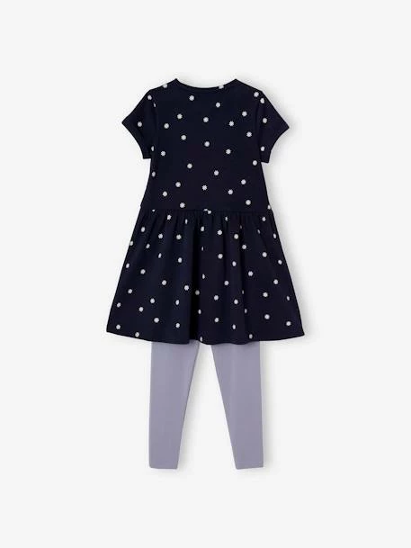 Ensemble 2 Pièces Robe Et Legging Fille Détails Irisés Vert émeraude - Vertbaudet 4 Ensemble 2 Pièces Robe Et Legging Fille Détails Irisés Vert émeraude - Vertbaudet – Image 4