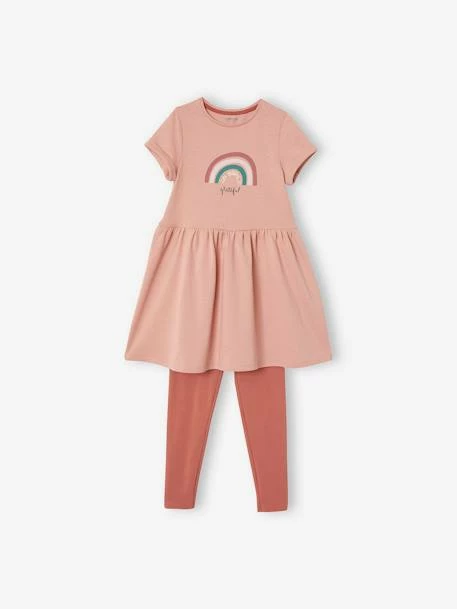 Ensemble 2 Pièces Robe Et Legging Fille Détails Irisés Vert émeraude - Vertbaudet 6 Ensemble 2 Pièces Robe Et Legging Fille Détails Irisés Vert émeraude - Vertbaudet – Image 6