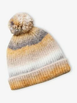 Ensemble Bonnet Et Snood Jacquard Fille Beige Imprimé - Vertbaudet -cyrillus boutique ensemble bonnet et snood jacquard fille 2