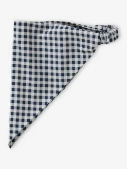 Fichu Imprimé Vichy Fille Carreaux Marine - Vertbaudet -cyrillus boutique fichu imprime vichy fille 3