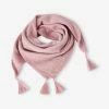 Foulard Fille Imprimé Bois De Rose - Vertbaudet