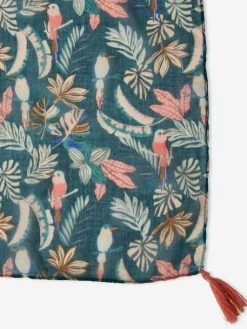 Foulard Imprimé Exotique Fille Vert Imprimé - Vertbaudet 5 Foulard Imprimé Exotique Fille Vert Imprimé - Vertbaudet -cyrillus boutique foulard imprime exotique fille 2