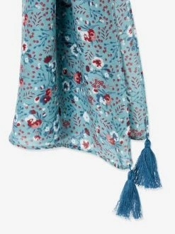 Alternative view of Foulard Imprimé Fleuri Bleu Imprimé - Vertbaudet