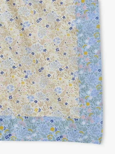 Foulard Personnalisable Imprimé Fleuri Fille Bleu Ciel - Vertbaudet 3 Foulard Personnalisable Imprimé Fleuri Fille Bleu Ciel - Vertbaudet – Image 3