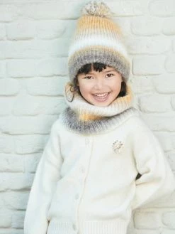 Gilet Forme Loose Patch Fleur Irisé Fille Parme - Vertbaudet