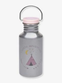 Gourdes LÄSSIG Adventure Et Yummy En Inox Rosa - Lassig