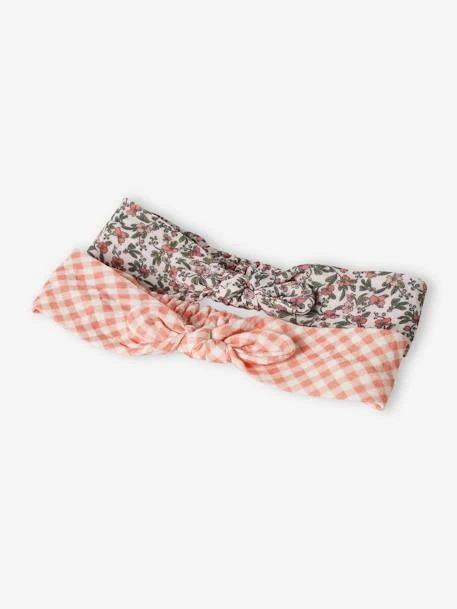 Lot De 2 Bandeaux Fille Imprimés Rose Nude - Vertbaudet 4 Lot De 2 Bandeaux Fille Imprimés Rose Nude - Vertbaudet – Image 4