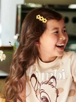 Alternative view of Lot De 2 Barrettes Fille Marguerites Jaune - Vertbaudet