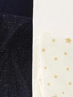 Alternative view of Lot De 2 Collants Fantaisie Détails Brillants Fille En Polyamide Lot Beige Irise - Vertbaudet