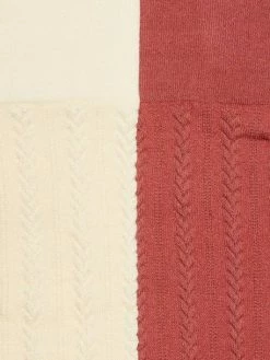 Alternative view of Lot De 2 Collants Torsades Fille Lot Bordeaux - Vertbaudet