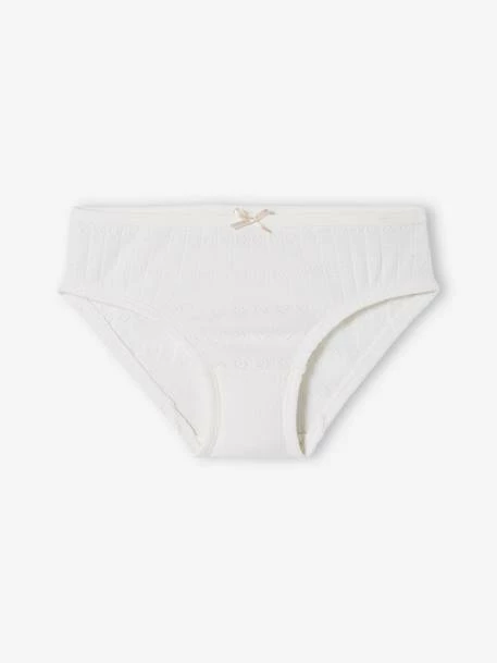 Lot De 2 Culottes En Maille Ajourée Fille Lot Ivoire - Vertbaudet 2 Lot De 2 Culottes En Maille Ajourée Fille Lot Ivoire - Vertbaudet – Image 2