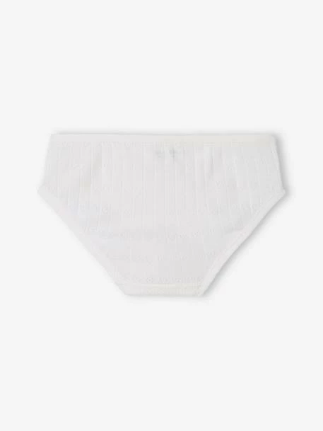 Lot De 2 Culottes En Maille Ajourée Fille Lot Ivoire - Vertbaudet 4 Lot De 2 Culottes En Maille Ajourée Fille Lot Ivoire - Vertbaudet – Image 4