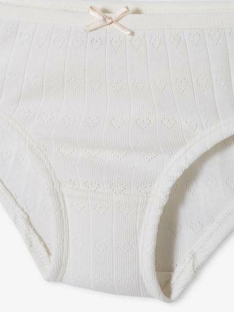 Lot De 2 Culottes En Maille Ajourée Fille Lot Ivoire - Vertbaudet 5 Lot De 2 Culottes En Maille Ajourée Fille Lot Ivoire - Vertbaudet – Image 5