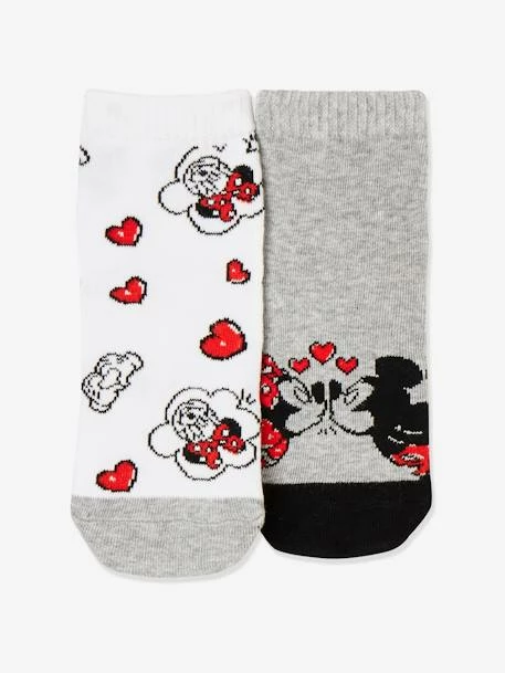 Lot De 2 Paires De Chaussettes Disney® Minnie Gris Clair Bicolor/multicolor - Minnie 1 Lot De 2 Paires De Chaussettes Disney® Minnie Gris Clair Bicolor/multicolor - Minnie