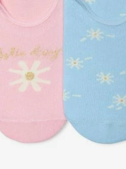 Alternative view of Lot De 2 Paires De Chaussettes Invisibles Fille Rose - Vertbaudet