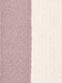 Alternative view of Lot De 2 Paires De Collants En Maille Torsadée Fille Lot Parme - Vertbaudet