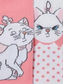 Lot De 2 Paires De Mi-chaussettes Disney® Marie Les Aristochats Blanc Et Rose - Disney 5 Lot De 2 Paires De Mi-chaussettes Disney® Marie Les Aristochats Blanc Et Rose - Disney -cyrillus boutique lot de 2 paires de mi chaussettes disney marie les aristochats 2