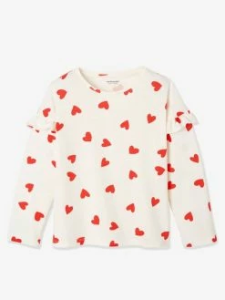 Lot De 2 Pyjamas Coeurs Ivoire - Vertbaudet -cyrillus boutique lot de 2 pyjamas coeurs 2