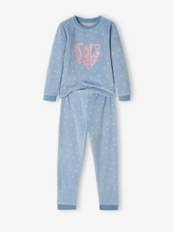 Lot De 2 Pyjamas Pop Fille Lot Bleu Et Rose - Vertbaudet -cyrillus boutique lot de 2 pyjamas pop fille 5