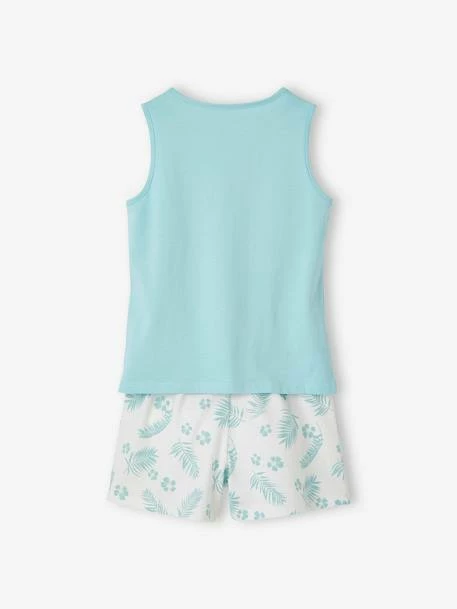 Lot De 2 Pyjashorts "Tropical" Fille Vert D'eau - Vertbaudet 4 Lot De 2 Pyjashorts "Tropical" Fille Vert D'eau - Vertbaudet – Image 4