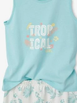 Lot De 2 Pyjashorts "Tropical" Fille Vert D'eau - Vertbaudet 10 Lot De 2 Pyjashorts "Tropical" Fille Vert D'eau - Vertbaudet -cyrillus boutique lot de 2 pyjashorts tropical fille 4