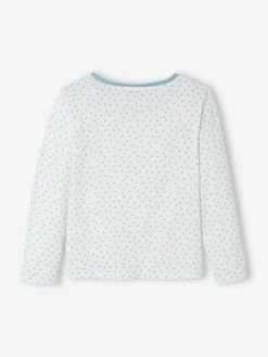 Lot De 2 T-shirts Coeurs Manches Longues Fille Lot Ivoire - Vertbaudet -cyrillus boutique lot de 2 t shirts coeurs manches longues fille 3