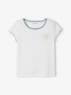 Lot De 2 T-shirts Manches Courtes Volantées Fille Lot Ivoire - Vertbaudet 7 Lot De 2 T-shirts Manches Courtes Volantées Fille Lot Ivoire - Vertbaudet -cyrillus boutique lot de 2 t shirts manches courtes volantees fille 2